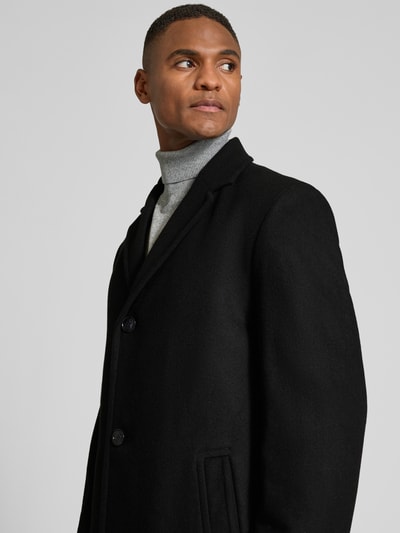 HECHTER PARIS Mantel aus Woll-Mix Black 3
