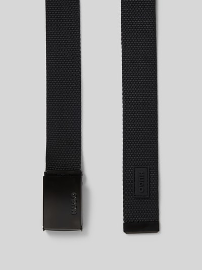 HUGO Gürtel mit Klappverschluss Modell 'GARRAT_PATCH' BLACK 3