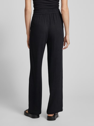 Selected Femme Regular fit broek met elastische band, model 'VIVA-GULIA' Zwart - 5