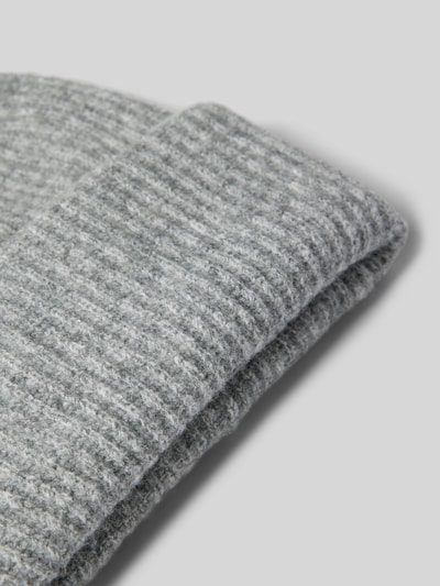 Pieces Beanie mit Woll-Anteil Modell 'MOELLA' Hellgrau 2