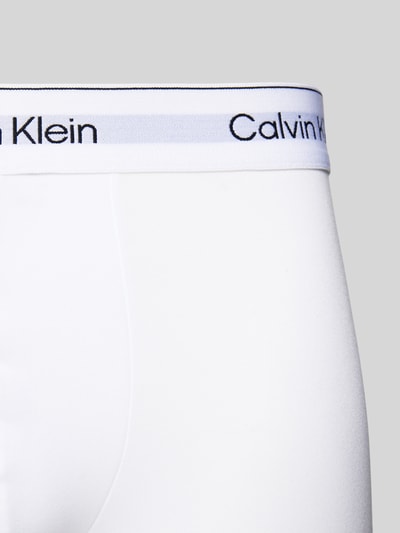 Produktfoto, Obcisłe bokserki z elastycznym pasem w zestawie 3 szt. od Calvin Klein Underwear, mieszanka bawełny i elastanu, dopasowany krój, detale z logo