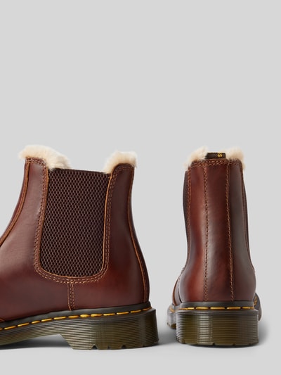 Dr. Martens Chelsea boots van leer met binnenvoering, model 'Leonore' Cognac - 2