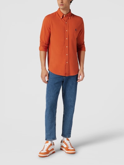 Polo Ralph Lauren Vrijetijdsoverhemd met logostitching Oranje - 1