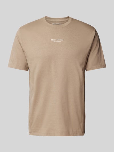 Marc O'Polo T-Shirt mit Label-Print Beige 2