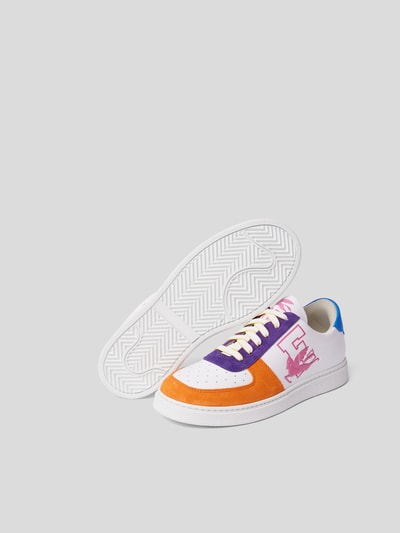 Etro Sneaker mit Label-Print Orange 6