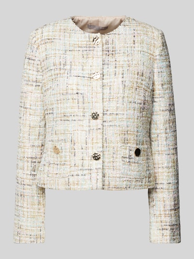 Christian Berg Woman Selection Blazer mit Strukturmuster Metallic Rosa 2