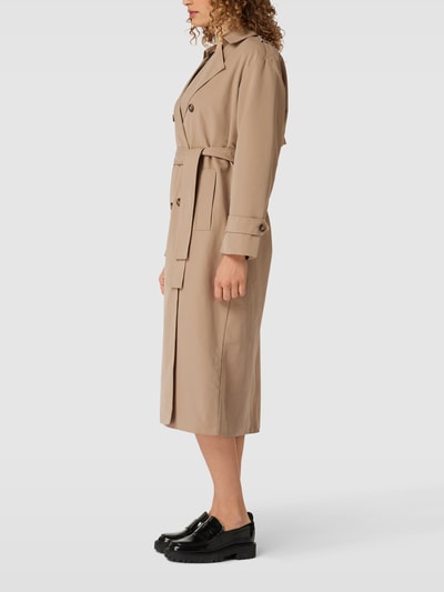 Vero Moda Trenchcoat met dubbele knoopsluiting, model 'CHLOE' Zand - 4