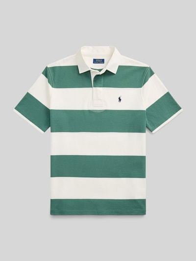 Polo Ralph Lauren Regular Fit Poloshirt aus reinem Baumwoll-Jersey Gruen 2