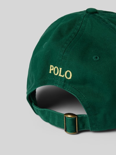 Polo Ralph Lauren Czapka z daszkiem z wyhaftowanym logo Ciemnozielony 2