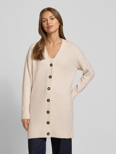 Christian Berg Woman Relaxed fit cardigan met wol Beige - 4