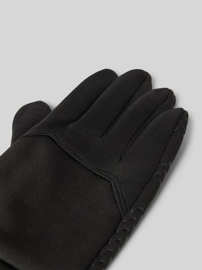 EEM Fingerhandschuhe mit Label-Detail Black 3