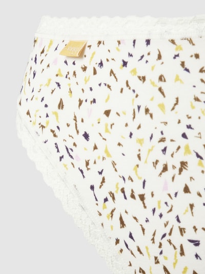 Sloggi Slip im 3er-Pack mit Muschelsaum Modell 'Tai' Lavender 2