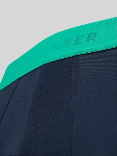 SCHIESSER Bokserki krój slim fit z mieszanka bawełny w zestaw 3 szt. Granatowy 2