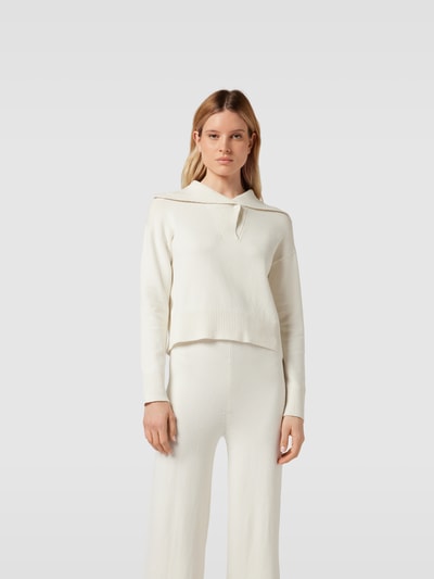 Joseph Pullover in Strick-Optik Offwhite 4