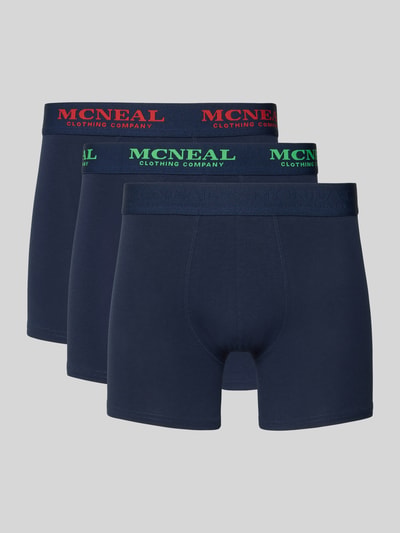 MCNEAL Bokserki o kroju slim fit z detalem z logo w zestawie 3 szt. Granatowy 1