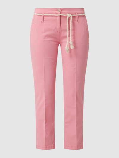 Brax Korte chino van katoen, model 'Mel' Roze - 2