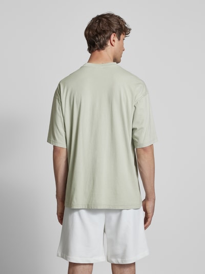 CHAMPION Relaxed Fit T-Shirt mit Label-Stitching Mint 5