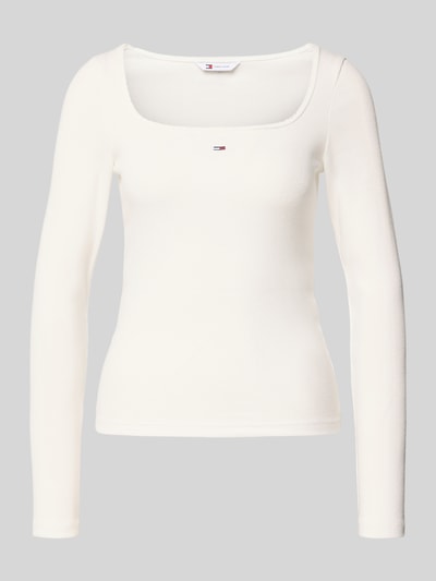 Tommy Jeans Slim fit shirt met lange mouwen van katoenmix Wit - 2