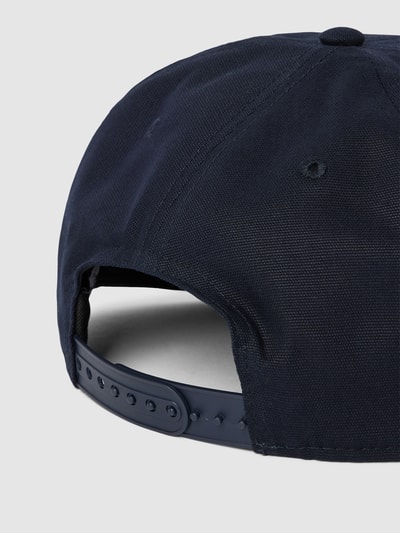 Carhartt Work In Progress Pet met labelpatch, model 'LOGO CAP' Marineblauw - 3