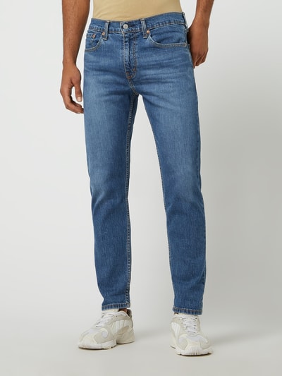 Levi's® Tapered fit jeans met stretch, model '502™' Jeansblauw - 4