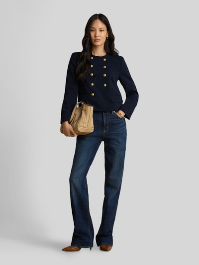Lauren Ralph Lauren Regular fit korte blazer met sierknopen Marineblauw - 1