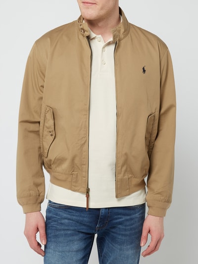 Polo Ralph Lauren Bomberjack met labelstitching Beige - 4