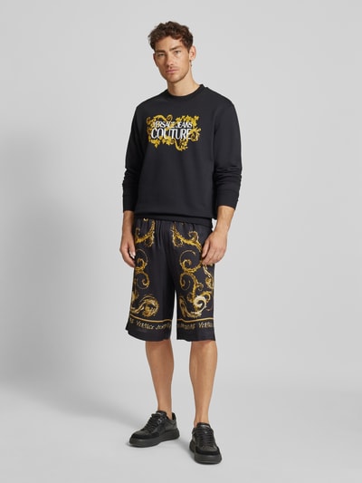 Versace Jeans Couture Sweatshorts aus Viskose Black 1