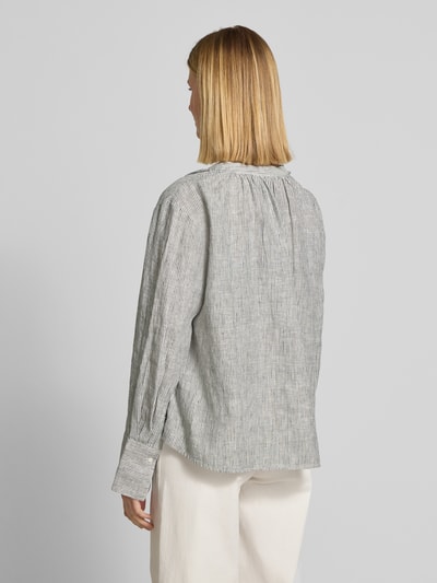 Tommy Hilfiger Relaxed Fit Bluse aus reinem Leinen Marine 5