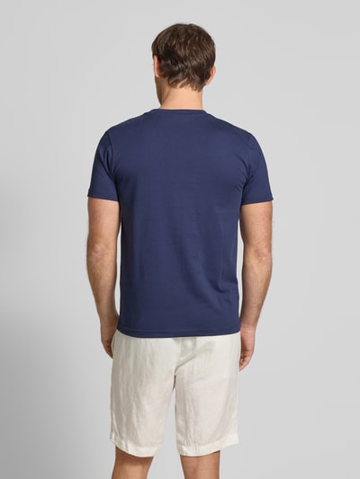 Zeybra T-shirt z wyhaftowanym motywem Granatowy 5