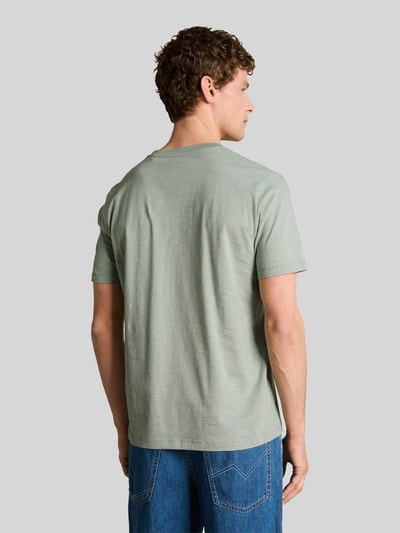 Tom Tailor Denim męski t-shirt o kroju regular fit z czystej bawełny Miętowy 5