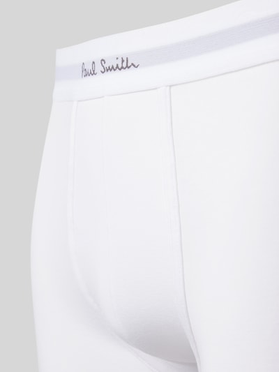 PAUL SMITH Trunks mit elastischem Logo-Bund im 3er-Pack Weiss 2