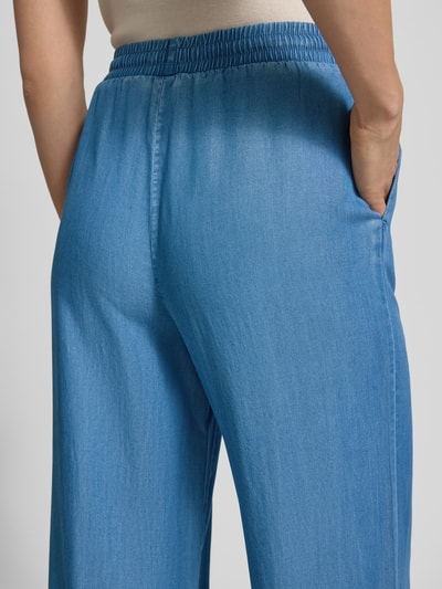 VERO MODA Wide Leg Hose aus Lyocell Modell 'BREE' Blau 3