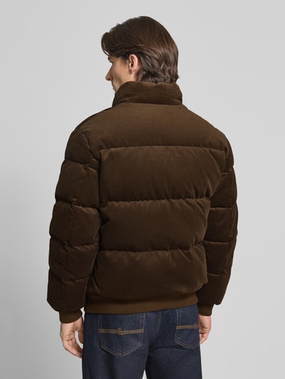Polo Ralph Lauren Steppjacke aus Cord mit Zweiwege-Reißverschluss Dunkelbraun 5