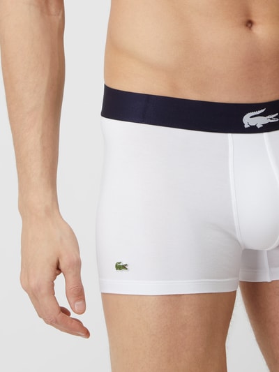 Lacoste Trunks mit Label-Detail im 3er-Pack Gruen 6