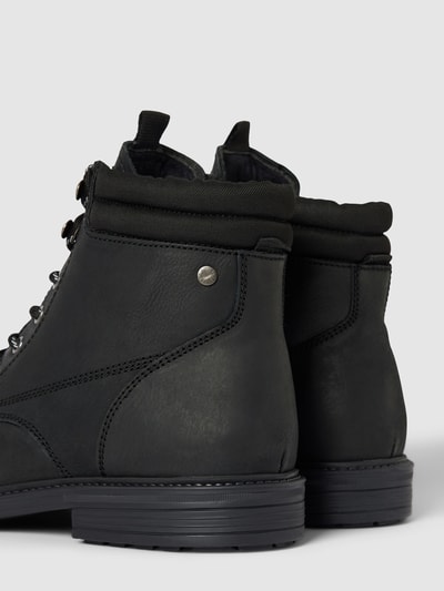 Jack & Jones Boots aus Leder Black 2