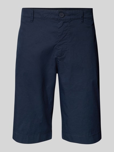 Tom Tailor Regular fit bermuda van katoenmix Marineblauw - 2