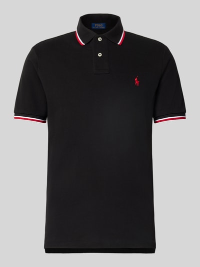 Polo Ralph Lauren Poloshirt mit Label-Stitching Black 2