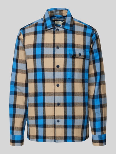 Blend Regular fit overhemdjack met borstzak, model 'DIEGO' Lichtblauw - 2