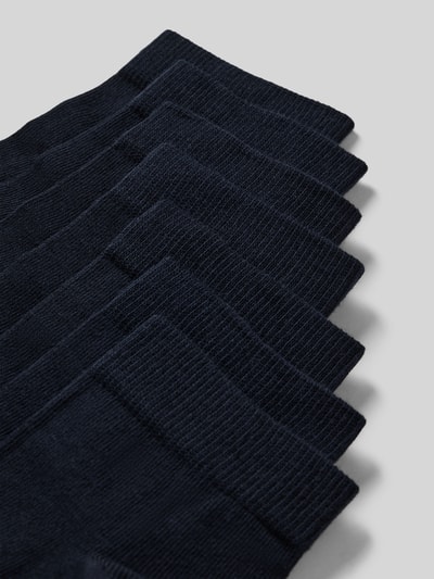 Produktfoto, Socken im 7er-Pack mit geripptem Bündchen von MCNEAL in Dunkelblau, weiche Baumwollmischung, dezent strukturiert, Stretch-Anteil