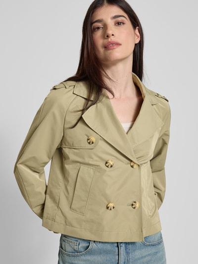 Betty Barclay Trenchcoat mit Leistentaschen Oliv 3