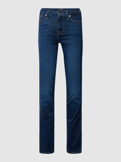 7 For All Mankind Straight Fit Jeans im 5-Pocket-Design Modell 'Kimmie' Marine 1