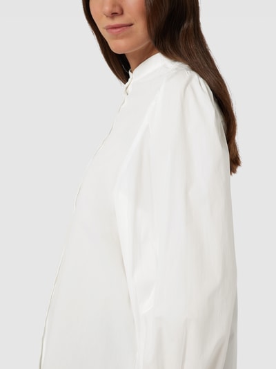 Weekend Max Mara Overhemdblouse met labelstitching, model 'ALPE' Wit - 3