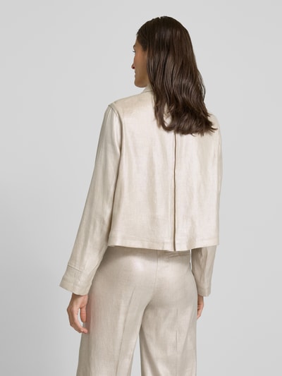 Someday Leinenblazer mit aufgesetzten Eingrifftaschen Modell 'Nania' Sand 5