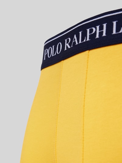 Polo Ralph Lauren Underwear Trunks mit elastischem Label-Bund im 3er-Pack Gelb 2