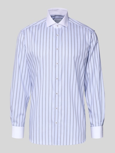 ETERNA Modern fit zakelijk overhemd met haaikraag Bleu - 2