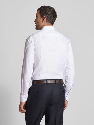 BOSS Slim Fit Business-Hemd mit Kentkragen Modell 'Hank' Weiss 5