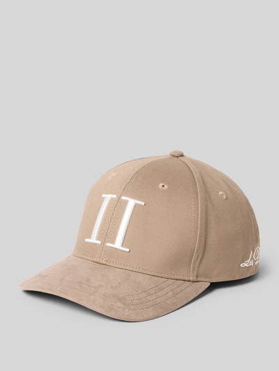 Produktfoto, Basecap mit Stitching von Les Deux aus bawełny, beżowy kolor, wzmacniany daszek, regulowany rozmiar, haftowane logo
