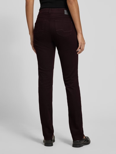 Angels Straight Fit Jeans aus Lyocell-Mix mit Eingrifftaschen Modell 'CICI' Bordeaux 5