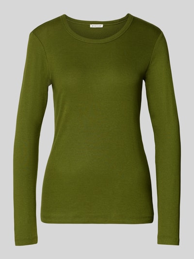 Tom Tailor Bluzka z długim rękawem o kroju regular fit z mieszanki bawełny Zielony 2