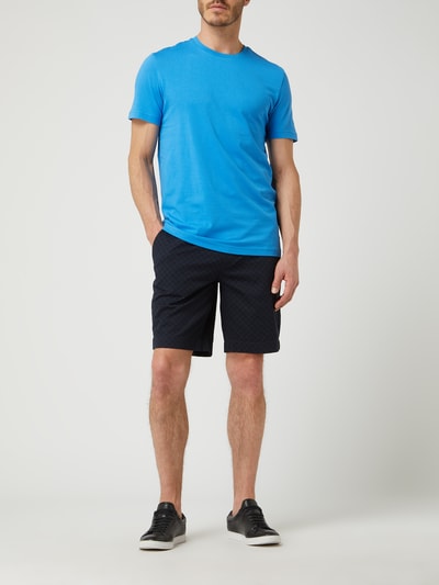 ARMANI EXCHANGE Chino-Shorts mit Logo-Muster  Dunkelblau 1